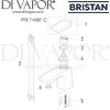 Bristan Pivot 1 Hole Bath Filler Spares